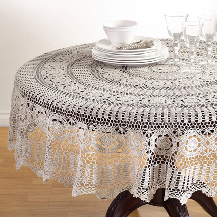 Crochet Lace Table Linens – Handmade Classic Dining Accessories