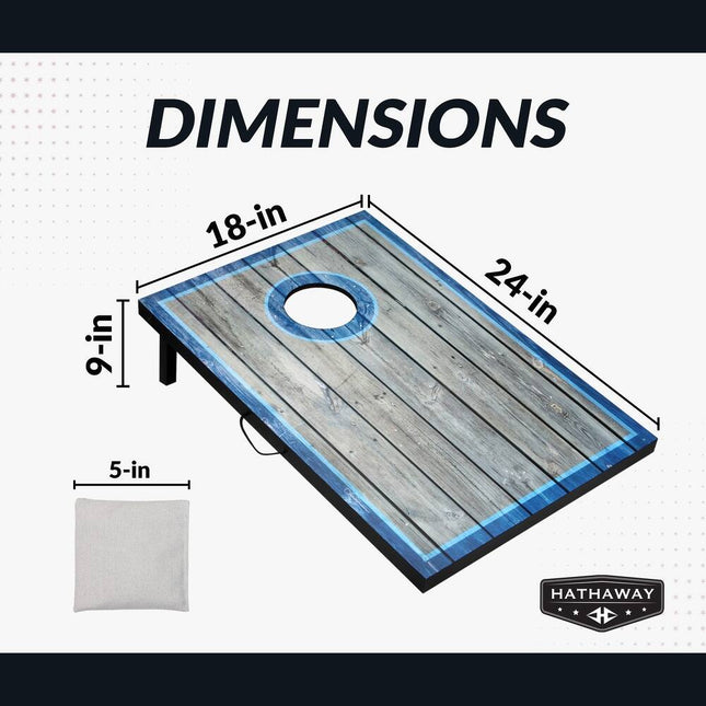 LED Light Cornhole Bean Bag Toss Game Set by Atlantic Portable Outdoor Party Game