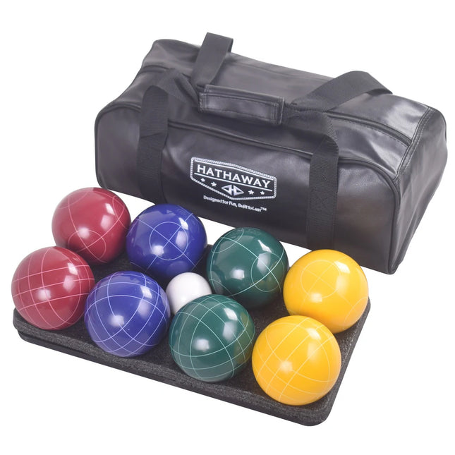 Deluxe Bocce Ball Game Set Multi Color Outdoor Lawn Family Game
