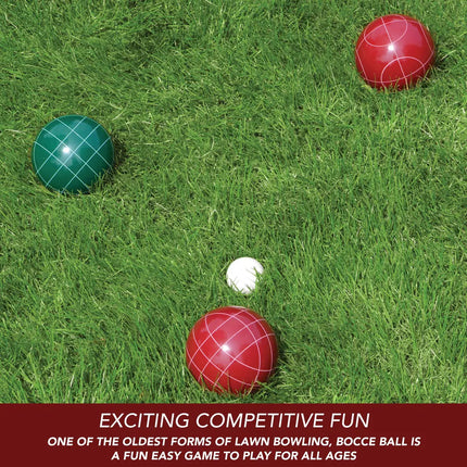 Deluxe Bocce Ball Game Set Multi Color Outdoor Lawn Family Game
