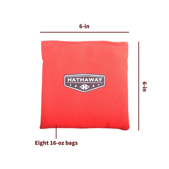 Regulation Cornhole Bag Set Red Blue with Carrying Case Included