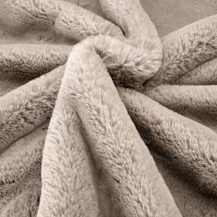 Warm Plush Heavy Faux Fur Blanket for Living Room and Bedroom Styling