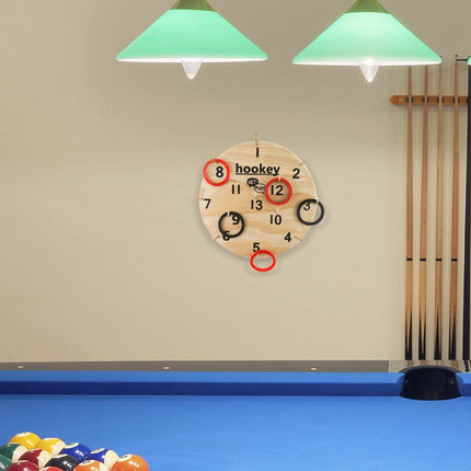 Hookey Ring Toss – 12" Diameter, Safe Alternative to Darts, Indoor/Outdoor