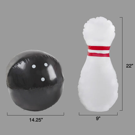 Kids Jumbo Bowling Game – Inflatable Pins with Ball for Outdoor Fun