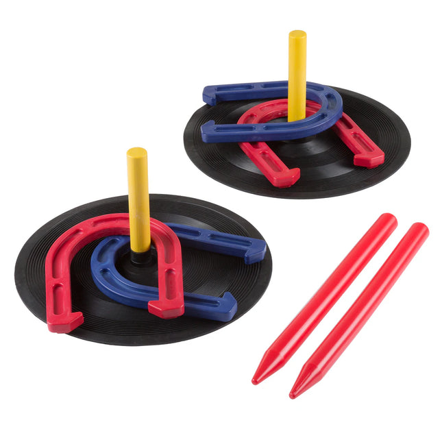 Rubber Horseshoes Game Set – Multicolor, 6.25" – Indoor & Outdoor Fun