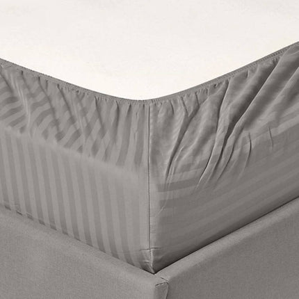 Home Dream Striped 1200 TC Cotton Deep Pocket Bed Sheet Set Luxury Bedding