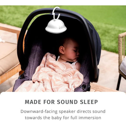 MyBaby On-The-Go Portable Baby Sound Machine 4 Sounds Clip-On Travel