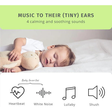 MyBaby On-The-Go Portable Baby Sound Machine 4 Sounds Clip-On Travel