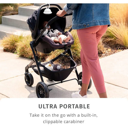 MyBaby On-The-Go Portable Baby Sound Machine 4 Sounds Clip-On Travel