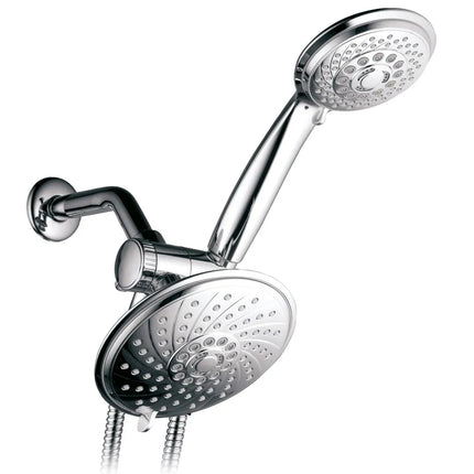Ultra-Luxury Chrome 3-Way Shower Head – 30 Settings, Rainfall & Handheld