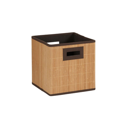 Bamboo Bins Set of 3 Stackable Storage Organizers for Home & Office Use