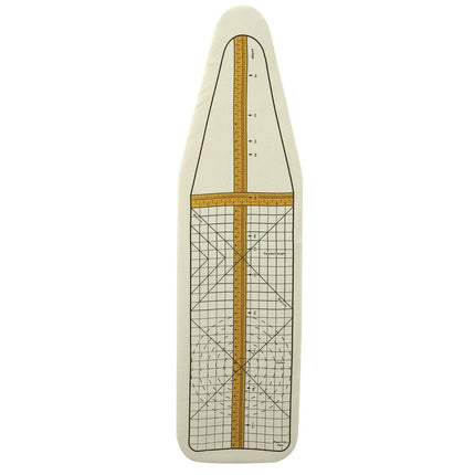 Deluxe Ironing Board Cover Pad Polyester with Accessory Pocket Natural