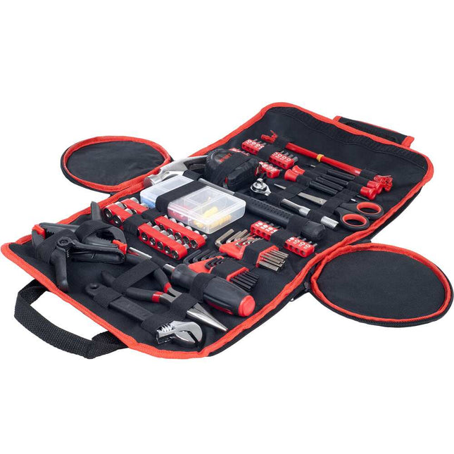 86-Piece Hand Tool Set – Wrenches, Screwdrivers, Pliers, Includes Bag