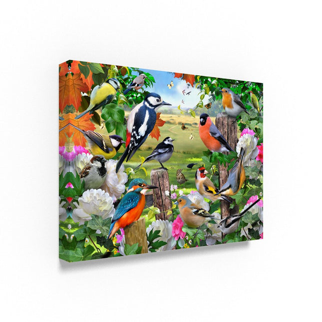 Howard Robinson Canvas Art – Colorful Birds, Modern Wall Decor