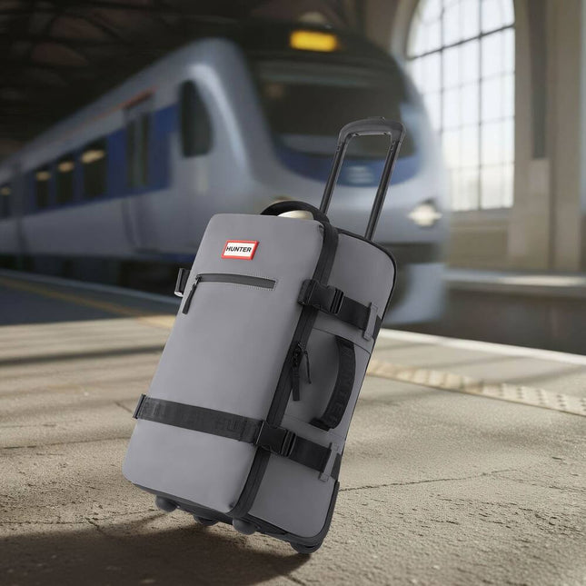 21" Carry-On Rolling Suitcase Travel Luggage Meteorite Gray