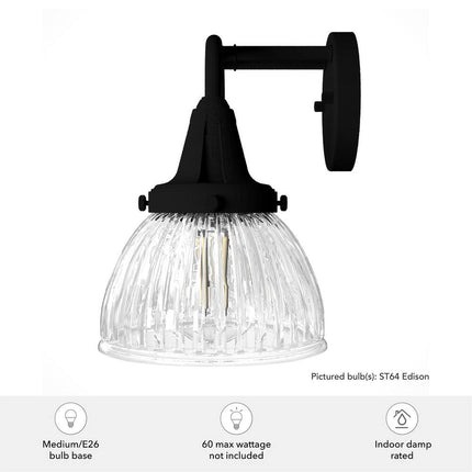 Cypress Grove 2-Light Vanity Wall Light – Industrial, Damp Rated