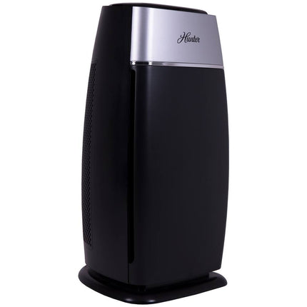 EcoSilver True HEPA Medium Tower Air Purifier for Home Air Cleaning