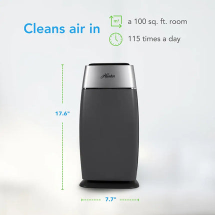 EcoSilver Medium Tower Air Purifier with Advanced HEPA Filtration