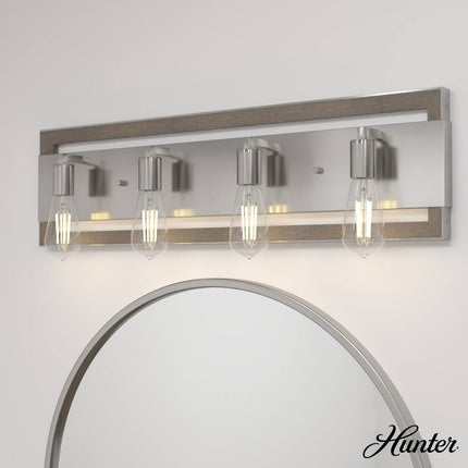 Woodburn Vanity Wall Light – Modern Farmhouse, Rustic, Damp Rated