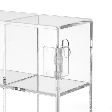 Wall-Mountable Display Case – 25 Compartments, Mirrored Back