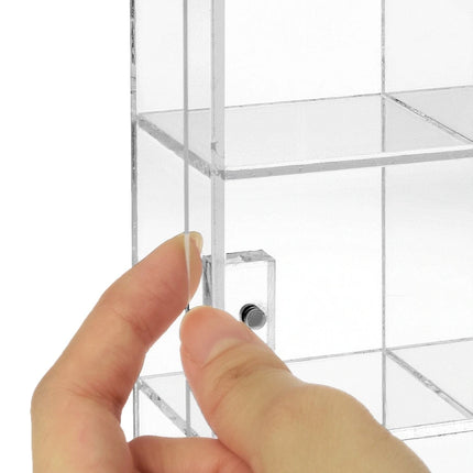 Wall-Mountable Display Case – 25 Compartments, Mirrored Back