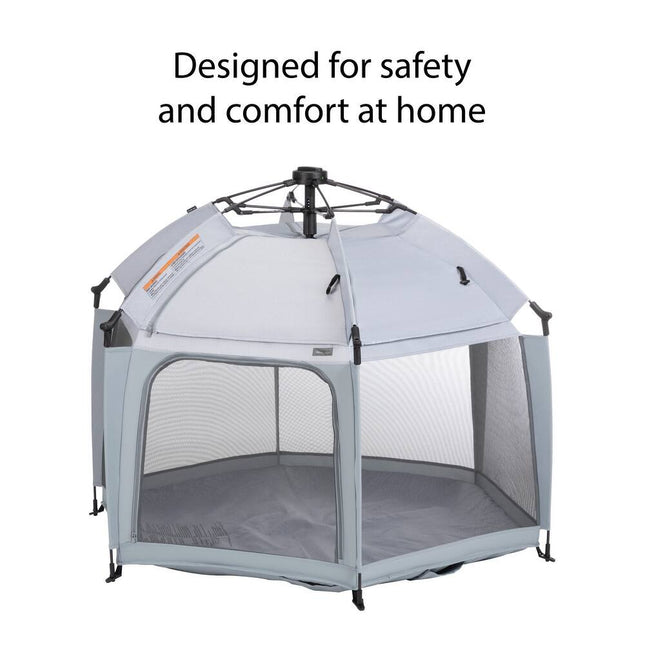 Instapop Dome Play Yard 7'9" x 10'10" Large Baby Playpen with Mesh Sides