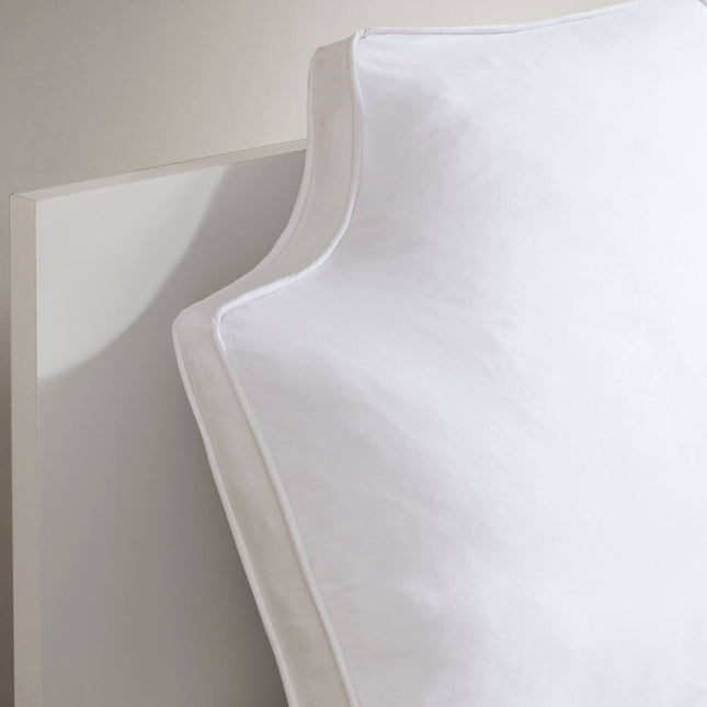 Oversized Headboard Cotton Canvas Pillow for Bed Back Support and Comfort