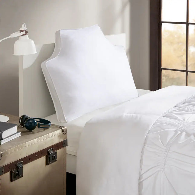 Oversized Headboard Cotton Canvas Pillow for Bed Back Support and Comfort