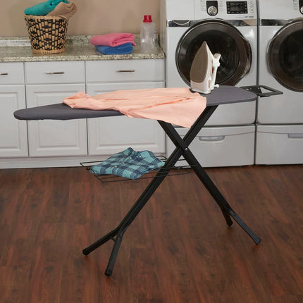 Ironing Board with Mesh Steel Top 54x14x41 Inch Adjustable Height