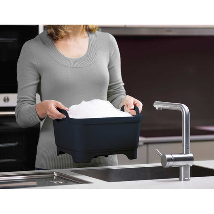 Wash&Drain Kitchen Wash Basin with Handles and Built-In Draining Plug