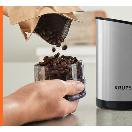 Fast Touch Stainless Steel Grinder Compact Electric Spice & Coffee Grinder