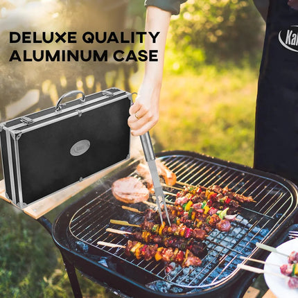 Grilling Accessories BBQ Tools Set Father’s Day Gift for Dad Grill Kit