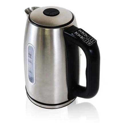 1.7L Cordless Electric Tea Kettle with 6 Temperature Presets Fast Boil Black