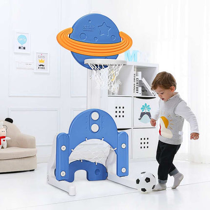 Kids 3-in-1 Sports Center – Basketball, Soccer & Active Fun