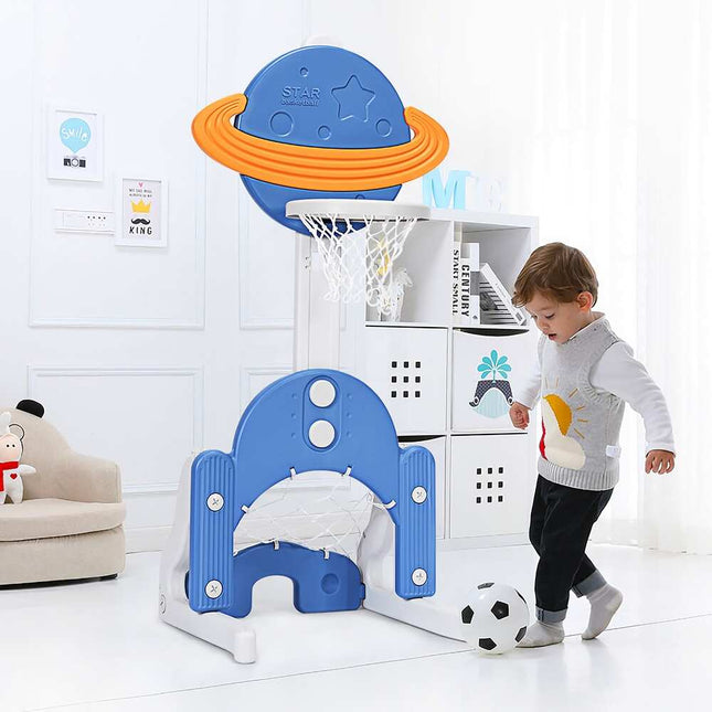 Kids 3-in-1 Sports Center – Basketball, Soccer & Active Fun