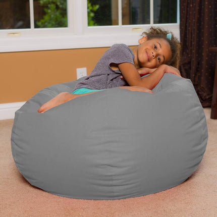 Kids Bean Bag Chair, Big Comfy Seat with Machine Washable Cover