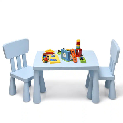 Kids Table and Chair 3-Piece Set – Toddler Furniture for Play & Learning