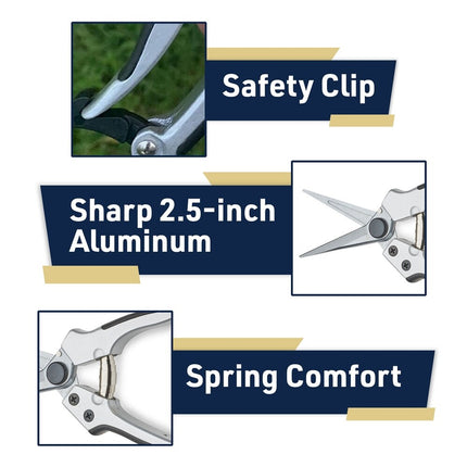 Garden Pruning Shears by Kings County Tools – Flower Scissors