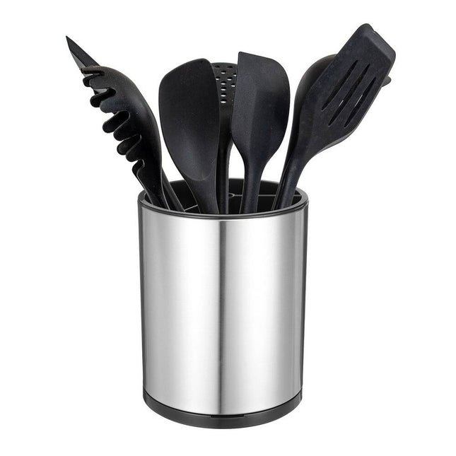 Kitchen Utensil Holder Stainless Steel Storage for Spoons and Cutlery