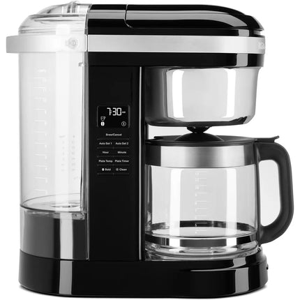 Onyx Black 12-Cup Coffee Maker with Programmable Warming Plate