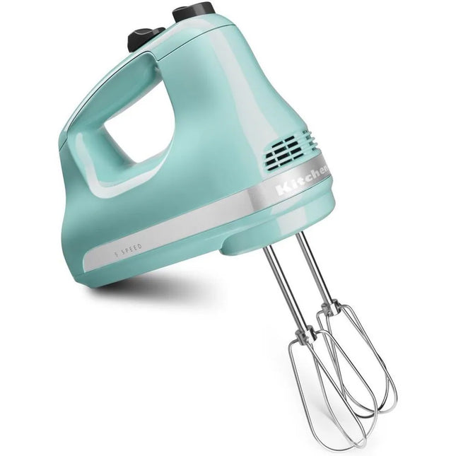 Ultra Power 5 Speed Hand Mixer Aqua Sky Electric Kitchen Mixer