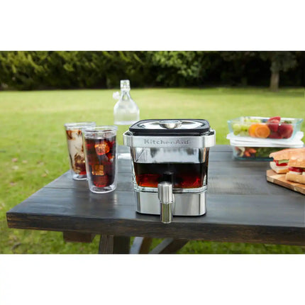 28 Oz Cold Brew Coffee Maker, Reusable Filter, Iced Coffee & Tea Brewing Pitcher