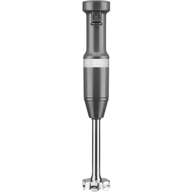 Corded Variable Speed Immersion Blender Charcoal Gray with Blending Jar