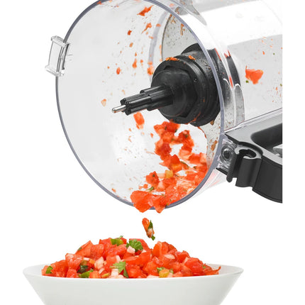 Easy Store 7 Cup Food Processor Contour Silver Compact Kitchen Processor