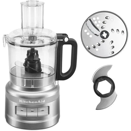 Easy Store 7 Cup Food Processor Contour Silver Compact Kitchen Processor