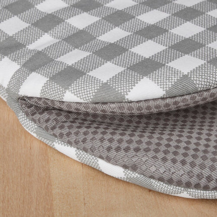 2 Pack Gingham Mini Oven Mitts 5.5x8 Heat Resistant Cooking Gloves Set