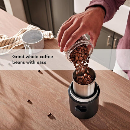 Go Cordless Blade Grinder with Rechargeable Battery for Coffee and Spices