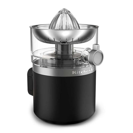 Go Cordless Citrus Juicer, Black Matte with Removable Rechargeable Battery