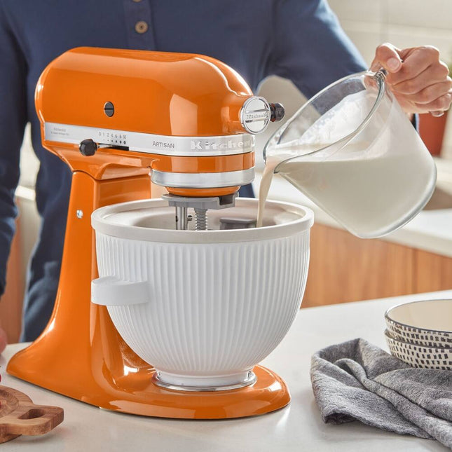 Ice Cream Maker Attachment for Stand Mixer Up to 2 Quart Frozen Desserts