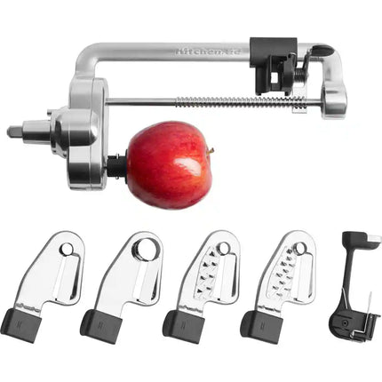 Spiralizer Peel Core & Slice Attachment for KitchenAid Stand Mixers, 3-in-1 Tool